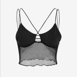 Zaful mesh crop top